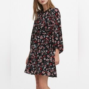 Banana Republic Black Floral Dress